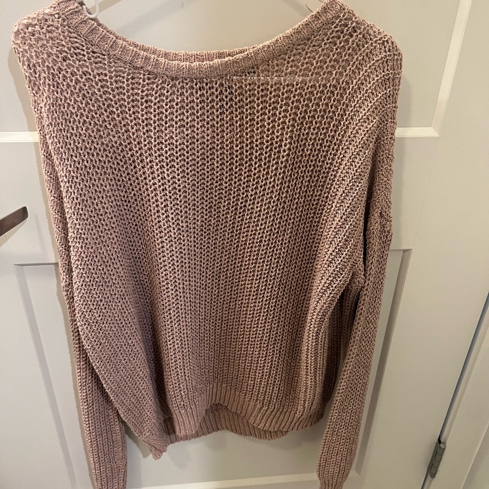 Pink sweater